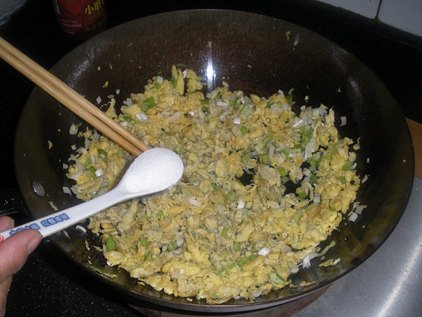 韭菜粉丝鸡蛋素水饺步骤13