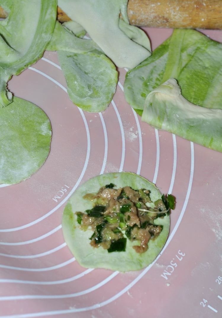 翡翠韭菜饺步骤9