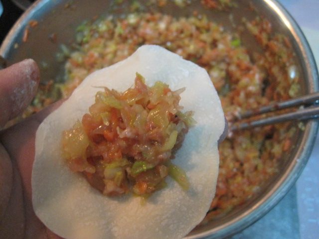 白菜猪肉蒸饺步骤16