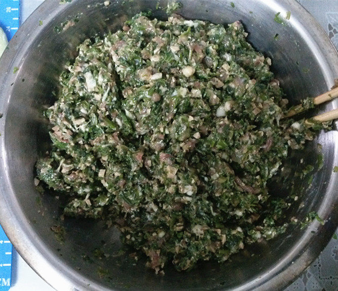 翡翠芹菜猪肉饺步骤6