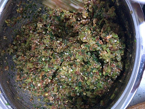 芹菜羊肉水饺步骤7