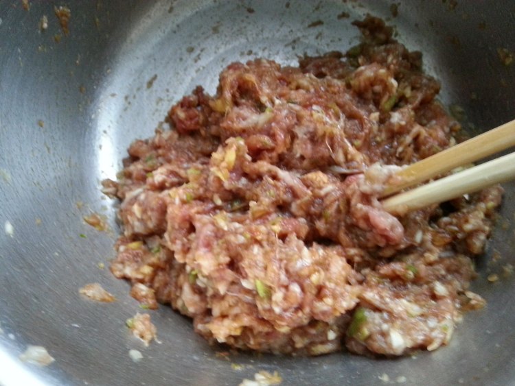 羊肉大葱水饺步骤6