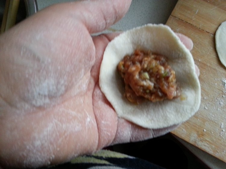 羊肉大葱水饺步骤8