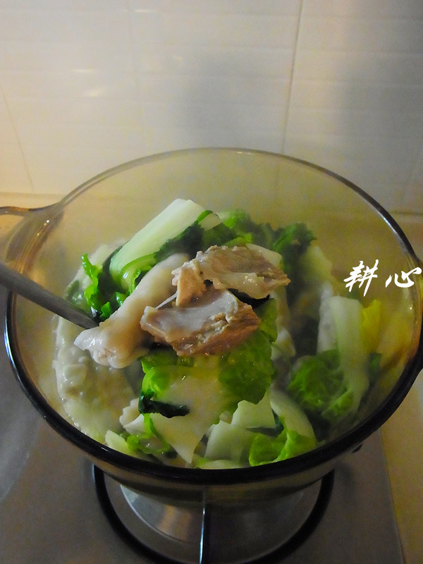 香菇饺白菜汤步骤8