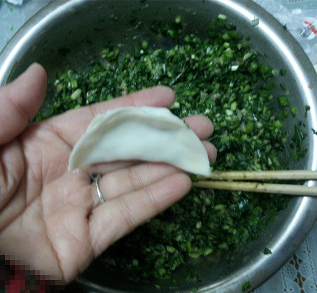 韭菜猪肉水饺步骤10