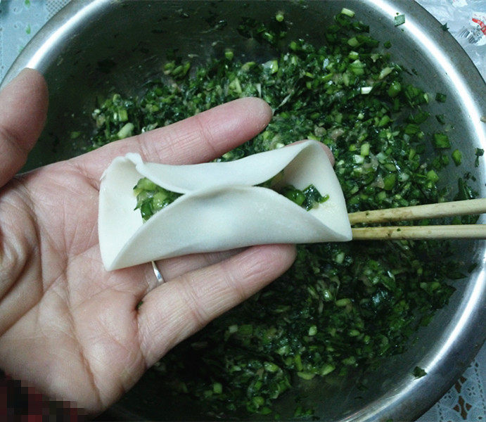 韭菜猪肉水饺步骤9