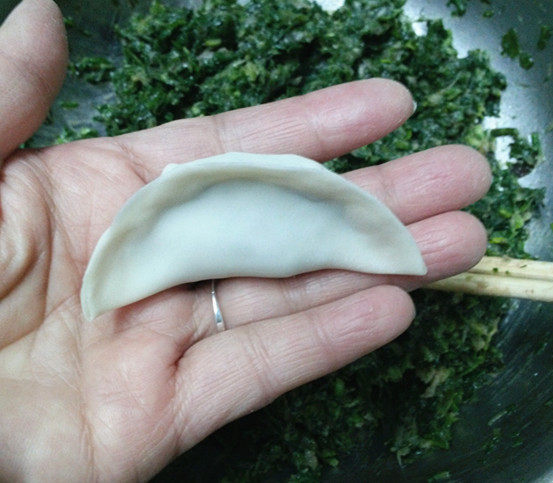 荠菜猪肉水饺步骤10