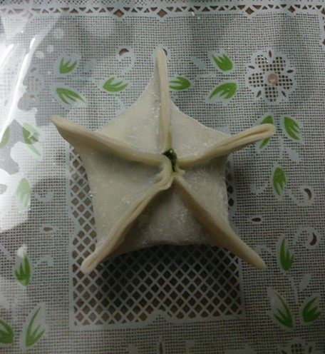 梅花南瓜蒸饺步骤4