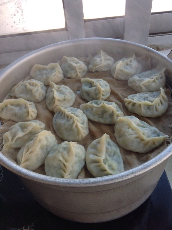 小白菜鸡蛋蒸饺步骤13