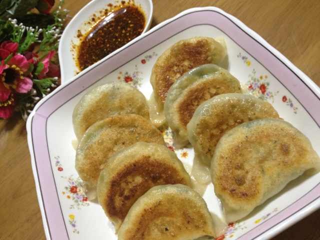 水煎饺子步骤11