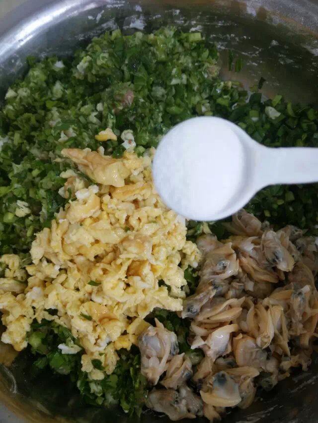 香芹蛤肉水饺步骤9