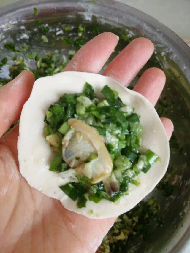 香芹蛤肉水饺步骤13