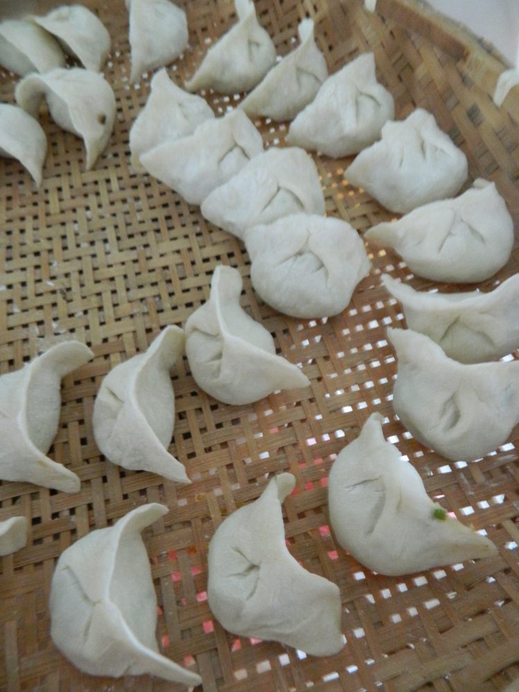 青椒猪肉汤水饺步骤13