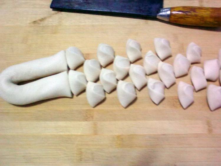 虾皮胡萝卜肉饺步骤9