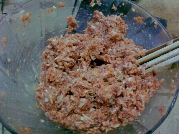 虾皮胡萝卜肉饺步骤8