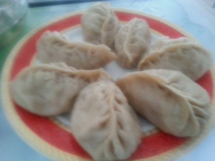 萝卜虾皮蒸饺步骤6