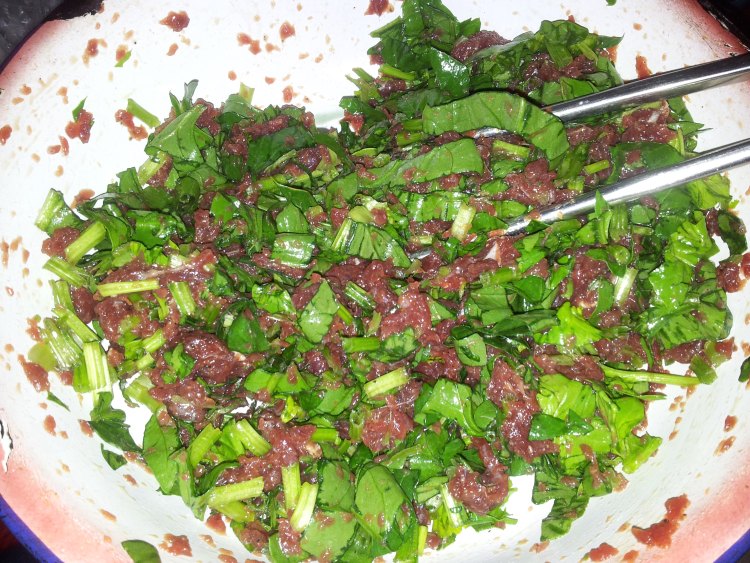 菠菜牛肉水饺步骤5