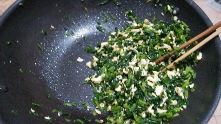 鸡蛋菠菜馅饺子步骤5