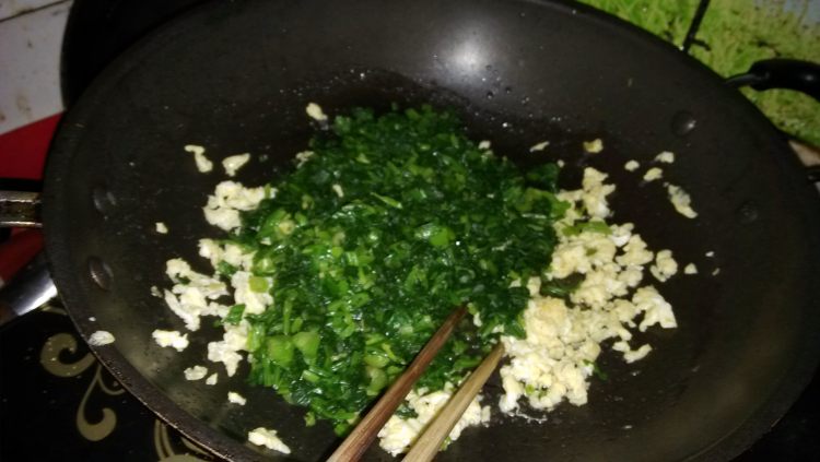 鸡蛋菠菜馅饺子步骤4