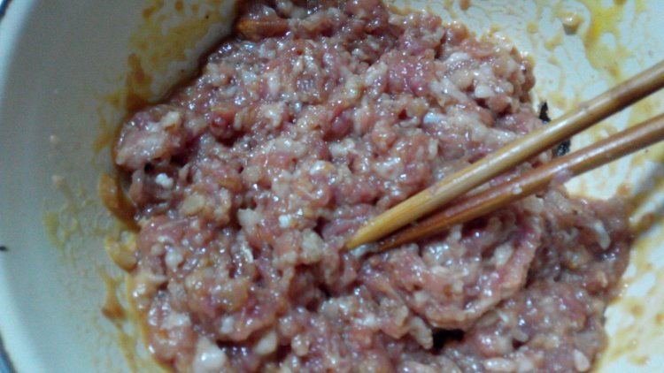 荠菜水饺步骤4