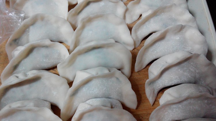 荠菜水饺步骤8