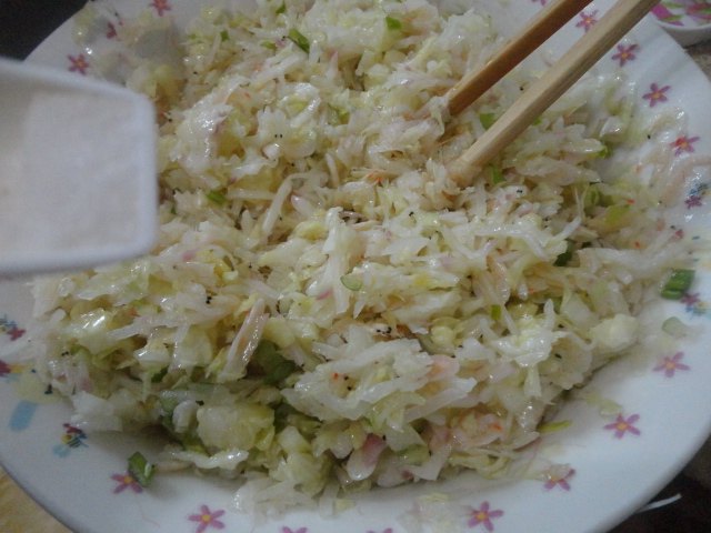 荞面萝卜大蒸饺步骤4