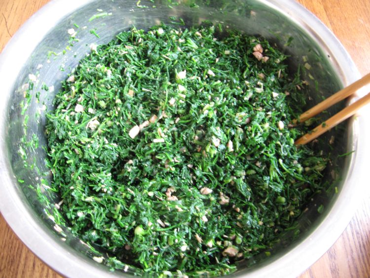 秋荠菜猪肉水饺步骤8