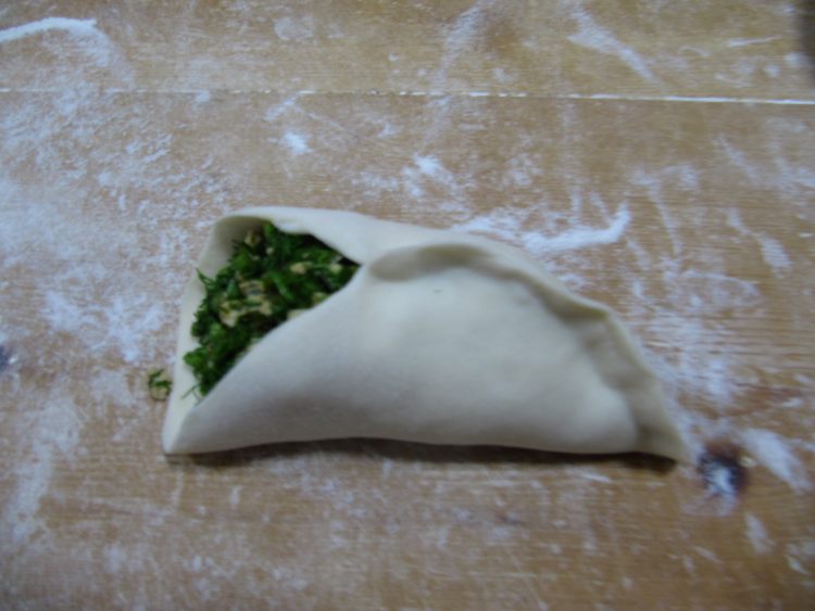 茴香鸡蛋素蒸饺步骤8