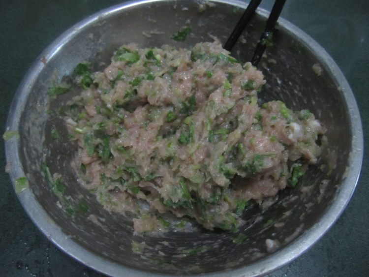 香菜鲜肉水晶饺步骤6