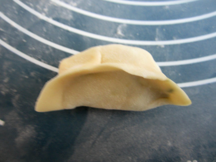 荠菜鲜肉水饺步骤9