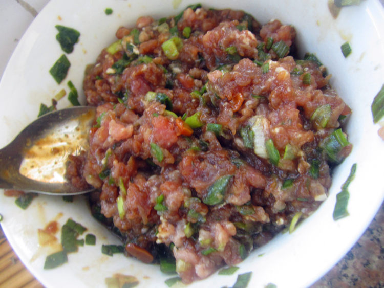紫薯精肉水饺步骤3