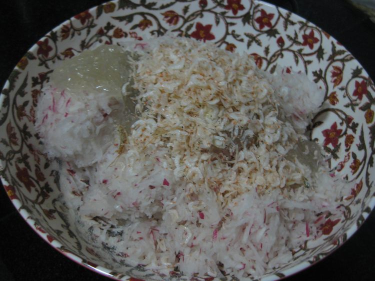 萝卜馅蒸饺步骤5