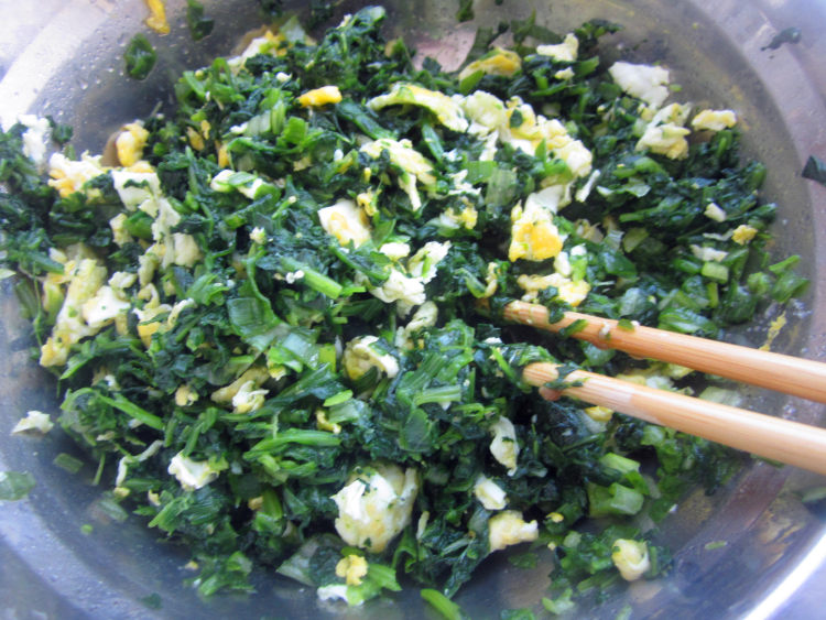 鸡蛋菠菜饺子步骤4