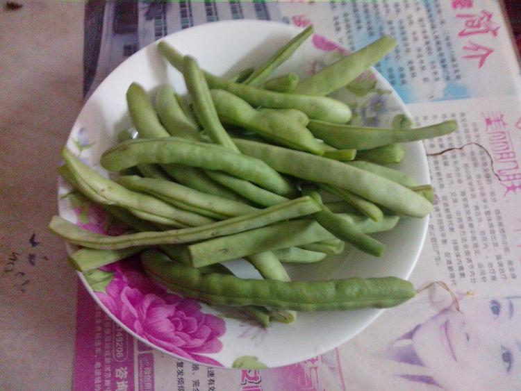 四季豆瘦肉蒸饺步骤1