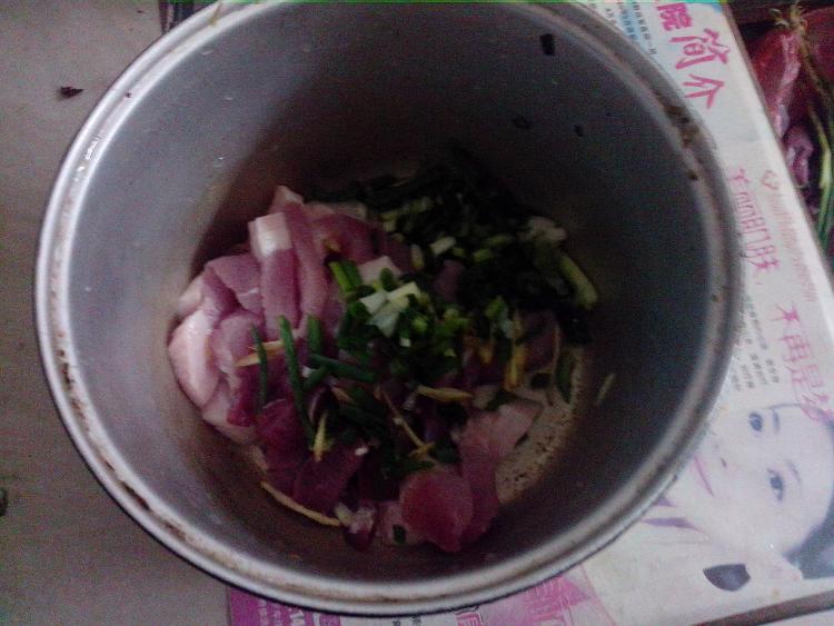 四季豆瘦肉蒸饺步骤2