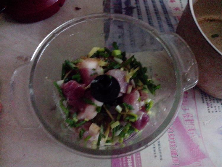四季豆瘦肉蒸饺步骤3