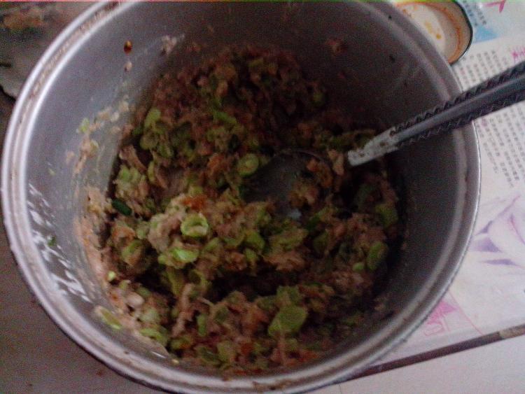 四季豆瘦肉蒸饺步骤8