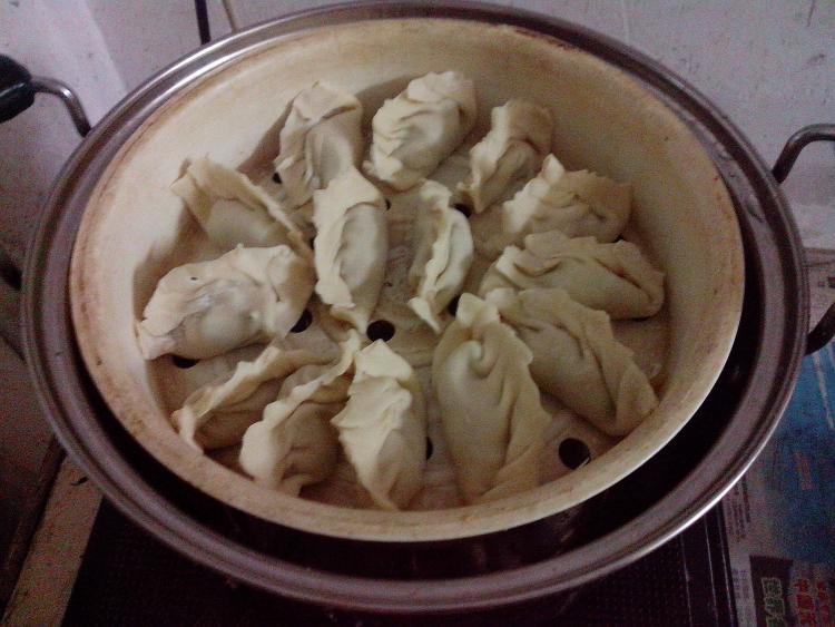 四季豆瘦肉蒸饺步骤12
