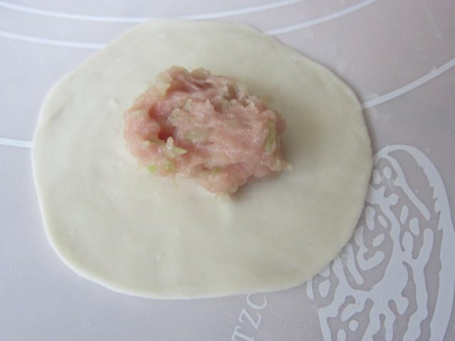 拂手瓜肉馅水饺步骤6