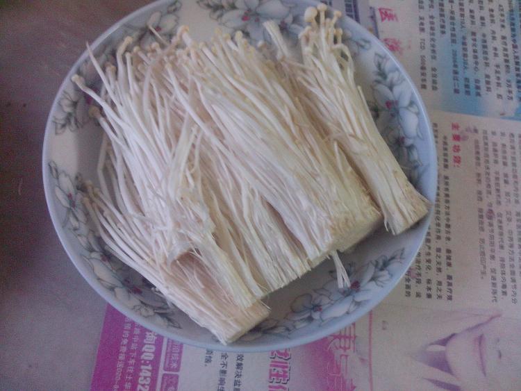 金针菇瘦肉蒸饺步骤1