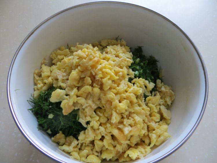 茴香鸡蛋水饺步骤3