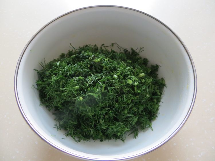 茴香鸡蛋水饺步骤2