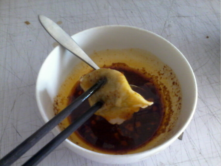 虹豆鸡蛋饺子步骤7