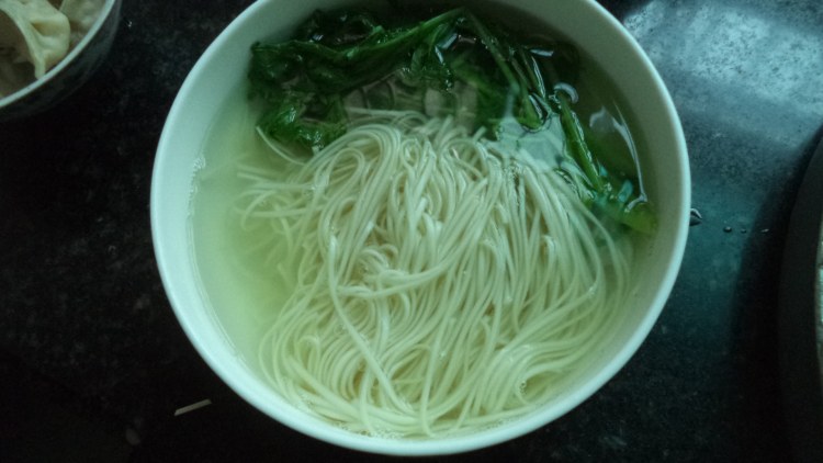 青菜饺子面步骤5