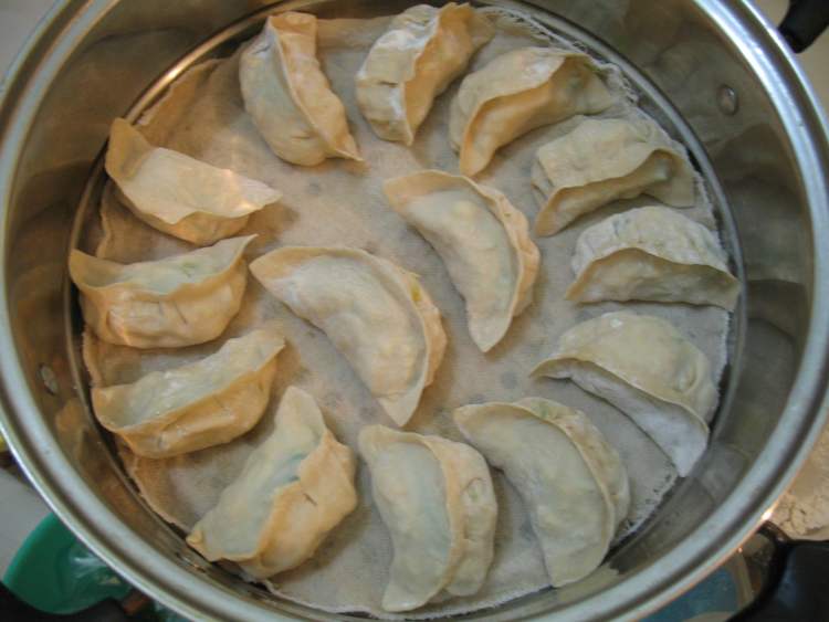 黄瓜鸡蛋蒸饺步骤20