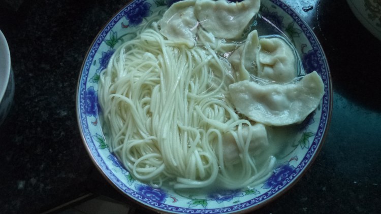 豆豉饺子面步骤4