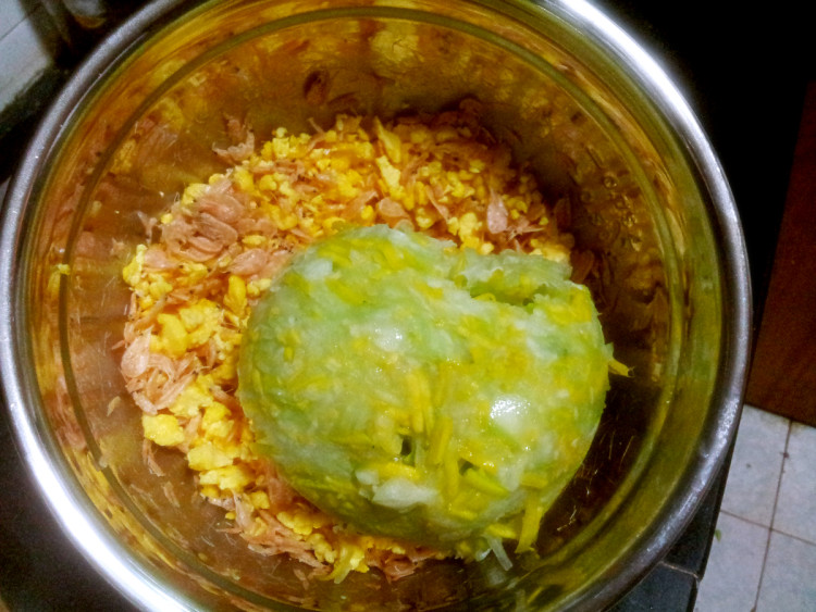 西葫芦南瓜蒸饺步骤5