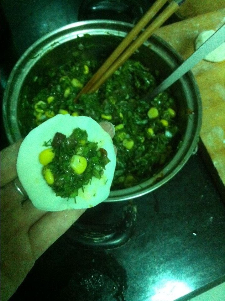 茴香玉米粒饺子步骤4