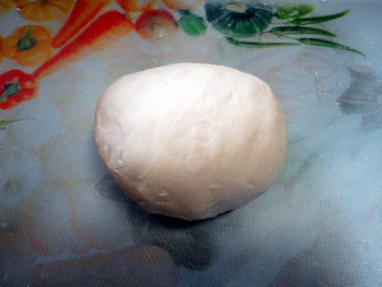 荠菜鸡蛋肉馅水饺步骤2
