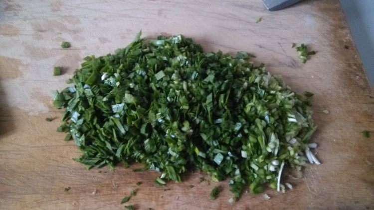 韭菜素水饺步骤2